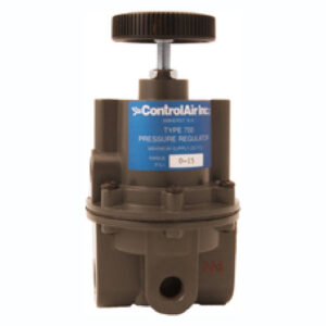 A Control Air 700 pressure regulator with a rotary adjustment knob on top and multiple connection ports.