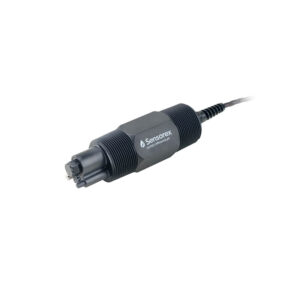 Svart SD7500CD-sensor med en kabel, isolerad på en vit bakgrund.