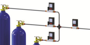 Gasblandning alicat massflödesregulatorer
