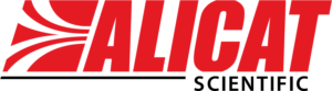 Alicat Scientific-logo i rødt og svart.